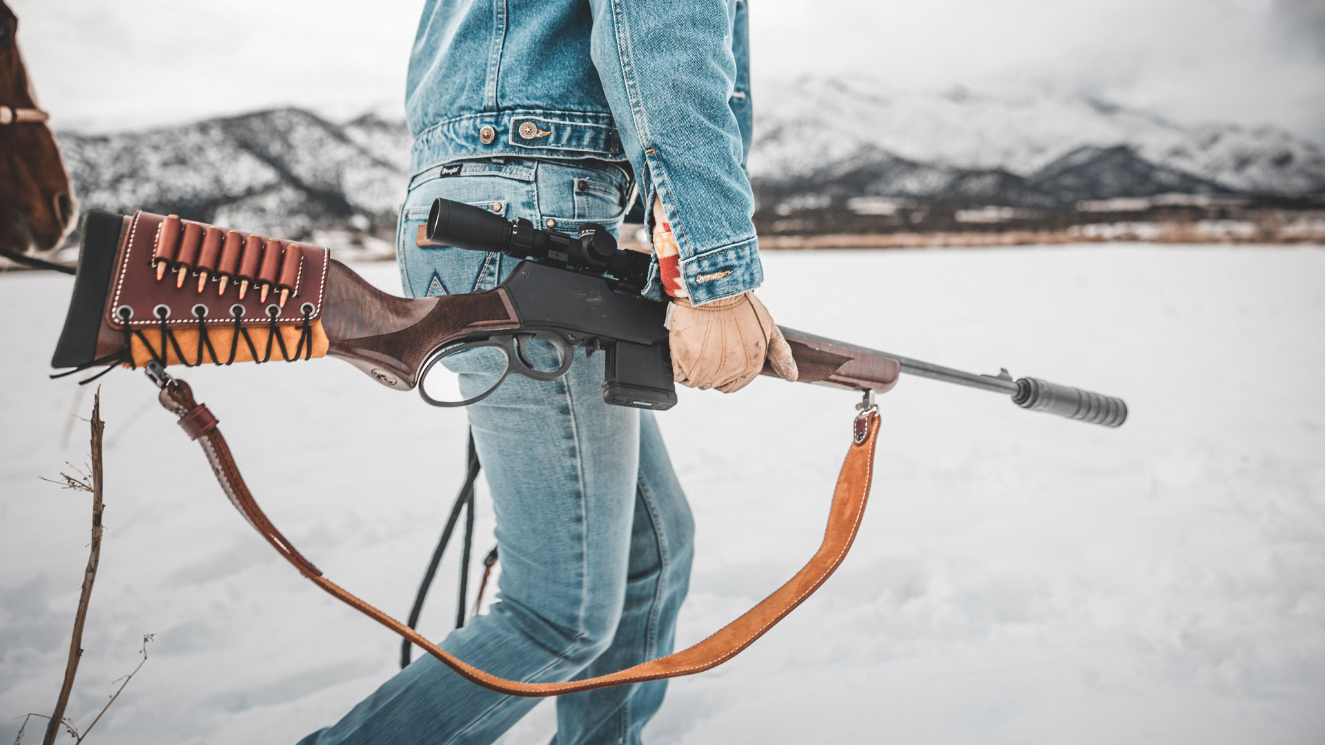 Lifestyle image with henry lever action