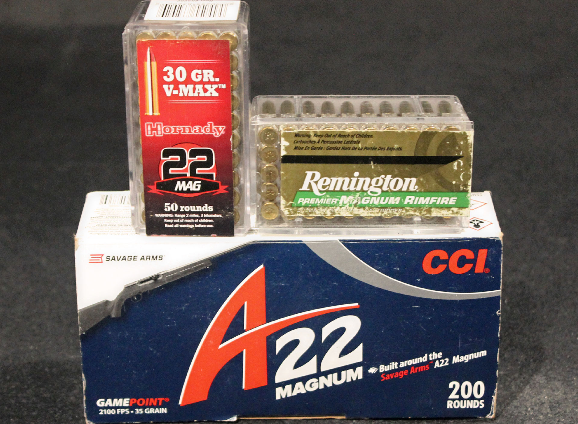 .22 magnum cartridges