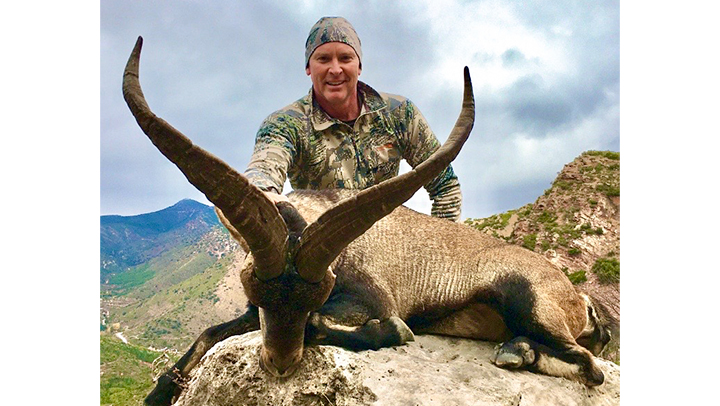 Hunter with beceite ibex taken in Spain