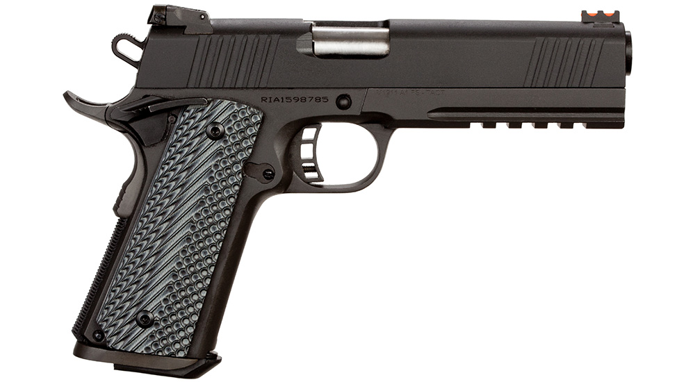 Rock Island Armory TAC Ultra FS 10mm handgun facing right.