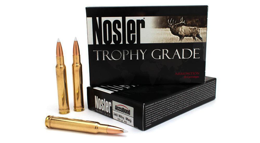 Nosler Trophy Grade .340 Weatherby Magnum Ammunition