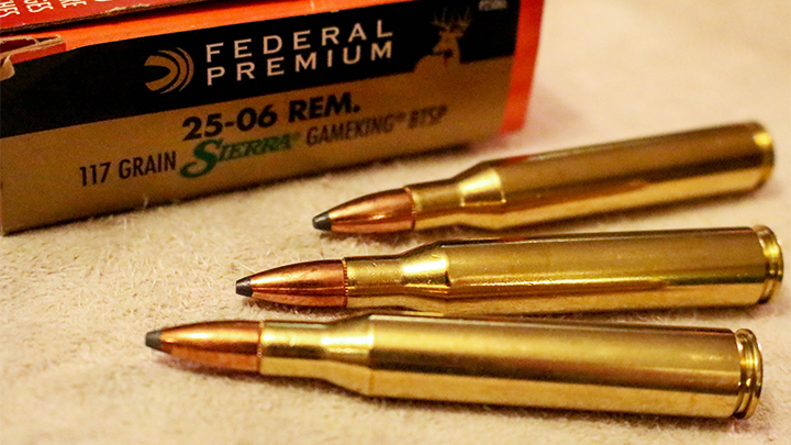 Federal Premium Sierra GameKing 117-grain 25-06 Remington Ammunition
