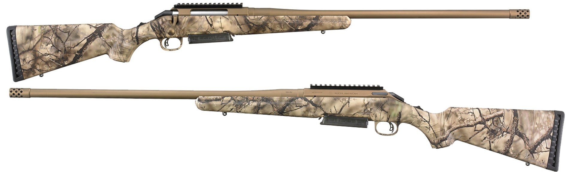 Ruger American GO Wild Camo Right and Left