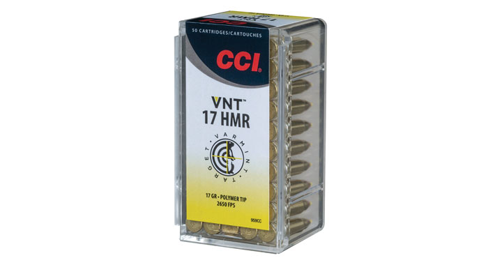 CCI .17 Hornady Magnum Rimfire VNT