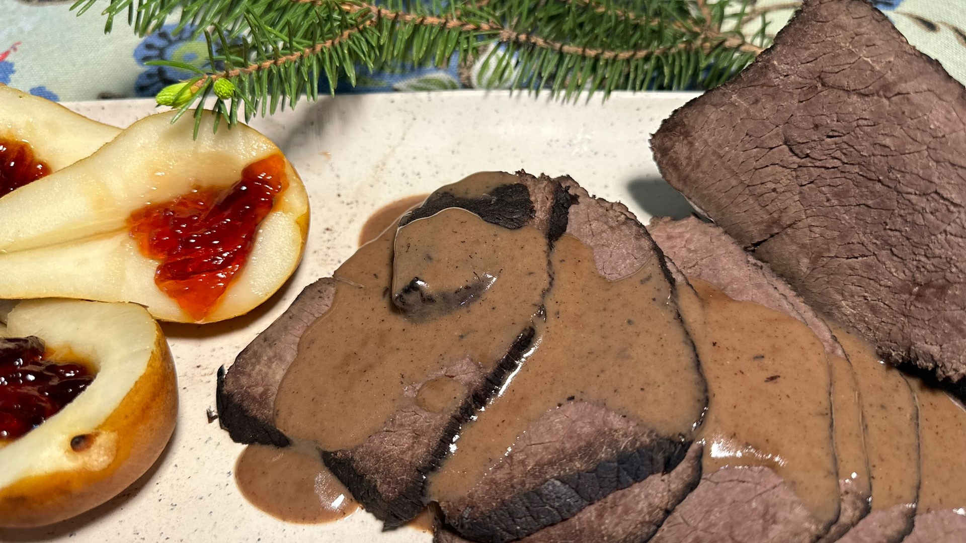 Plated Black Forest Venison