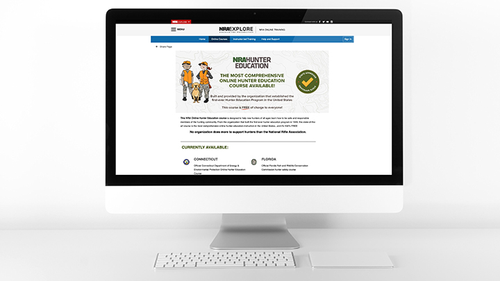 NRA Hunter Education Online Website Preview