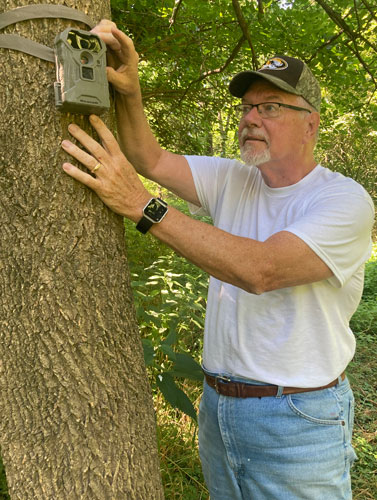 Mike Rigging Trail Cam