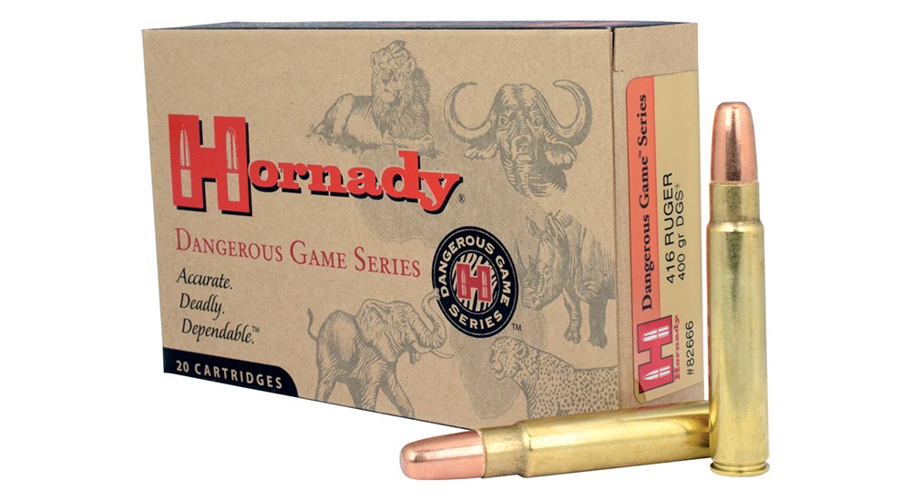 Hornady Dangerous Game Series 400-grain .416 Ruger Ammuntion