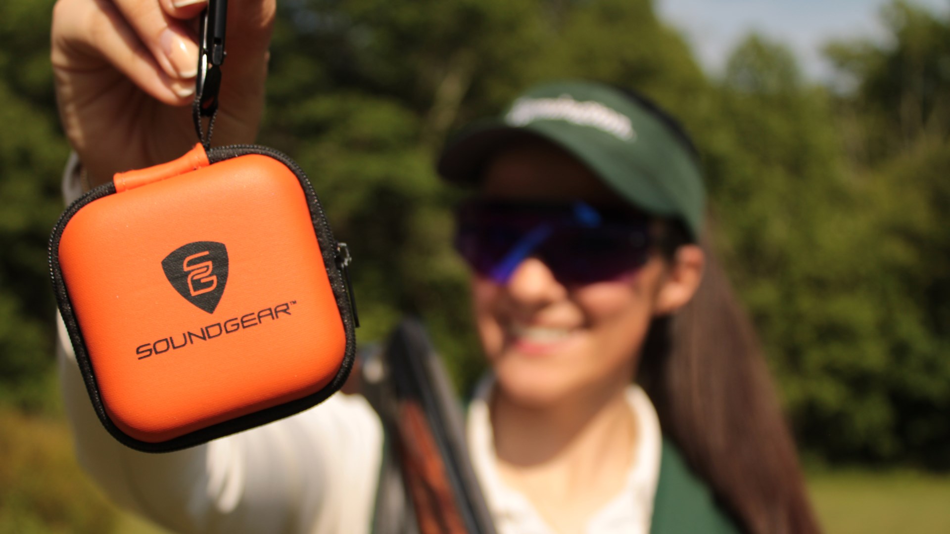 Hunter orange zipper case