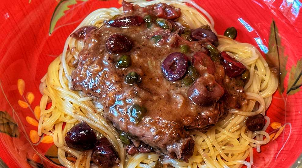 Duck Piccata On Plate