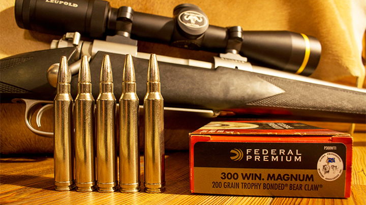 Federal Premium .300 Winchester Magnum 200-grain Trophy Bonded Bear Claw Ammo