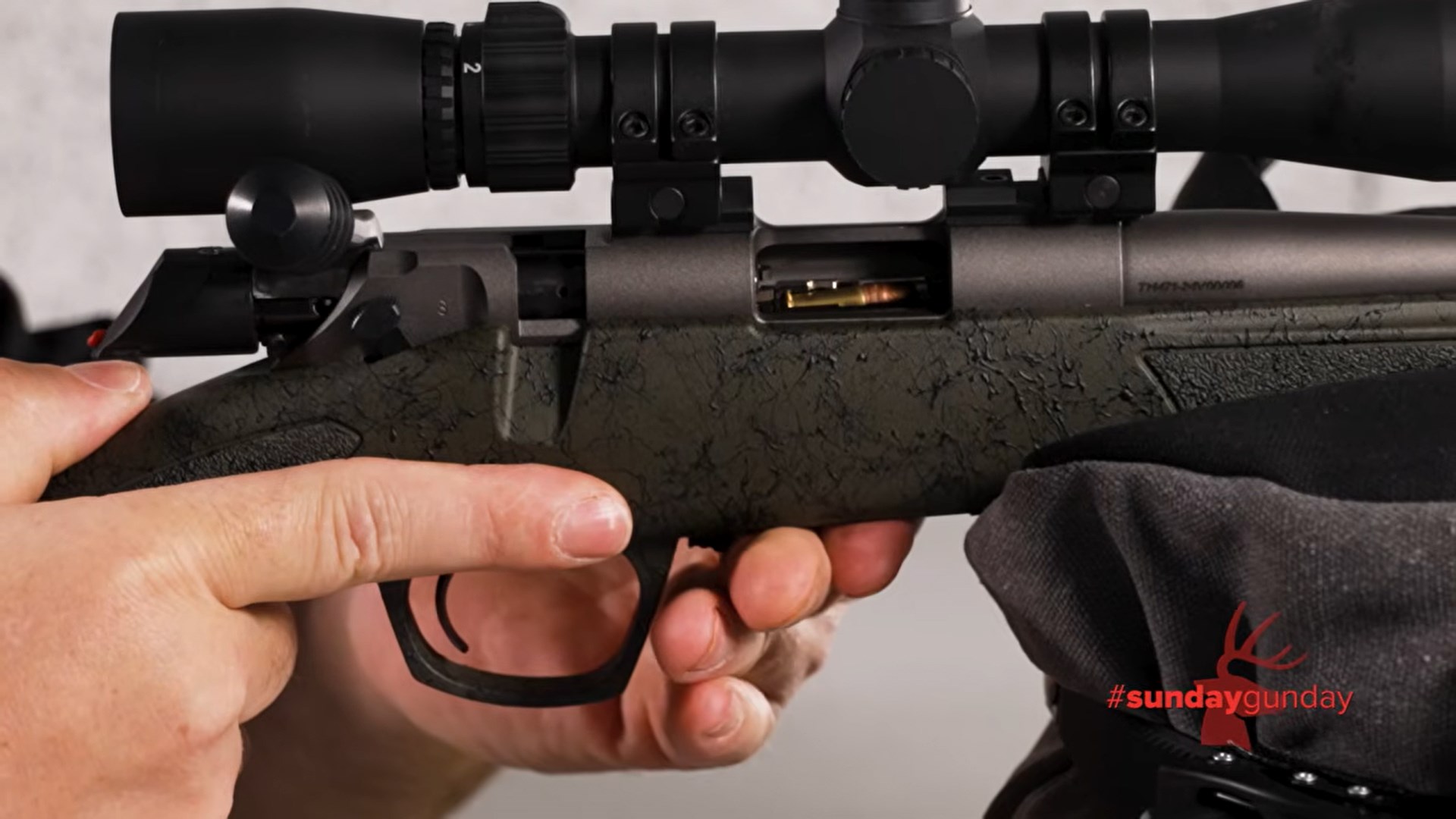 Chambering round in cascade rimfire