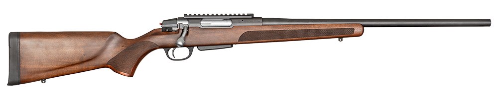 Stevens 334 rifle full length facing right.