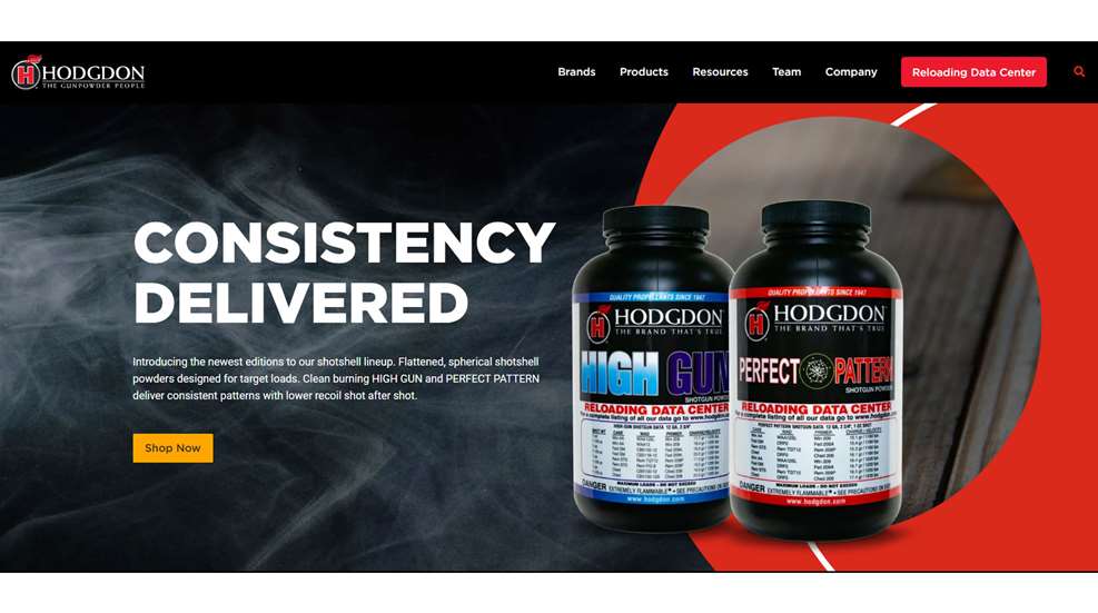 Hodgdon Website