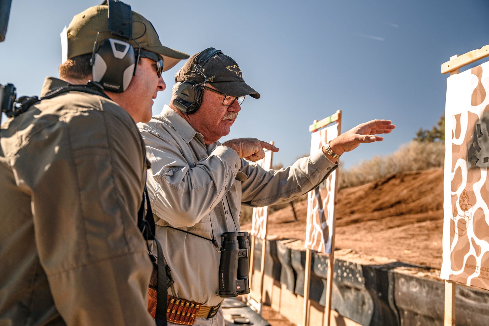 Mario instructing Richard Nance