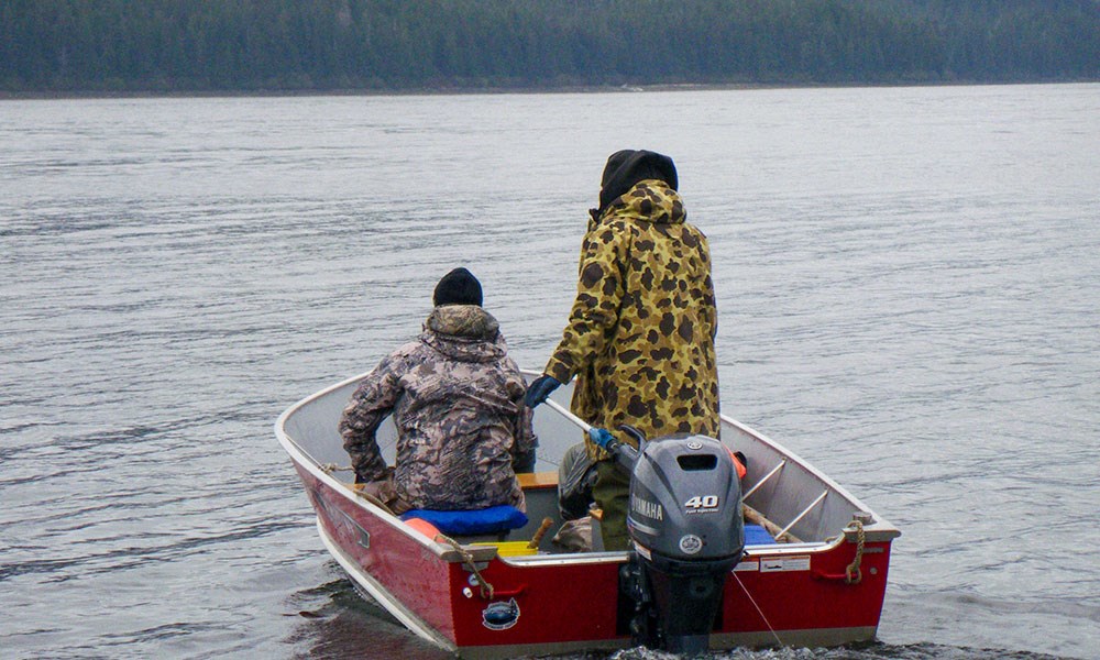 Hunters in Boat