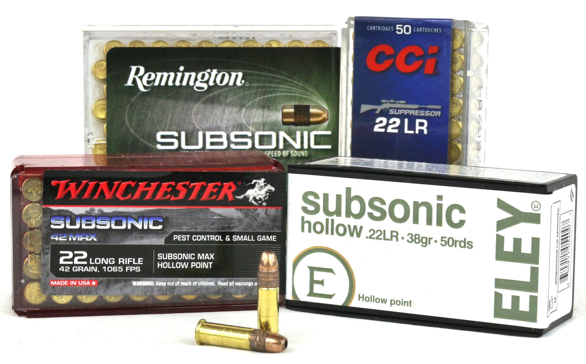 Suppressed ammunition