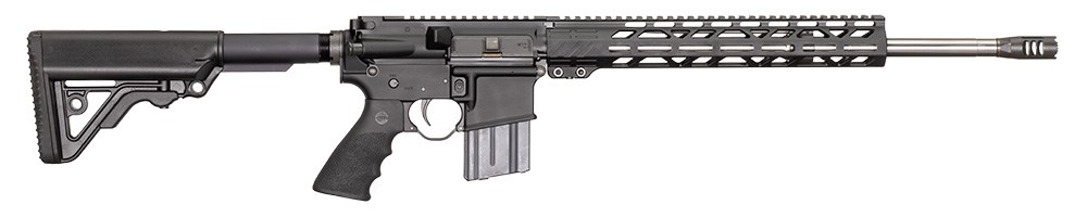 Rock River Arms All Terrain Hunter semi-automatic rifle full length facing right.