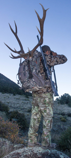 Hunter with rack