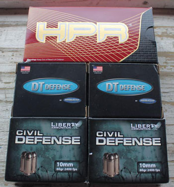 HRPR and other ammunition