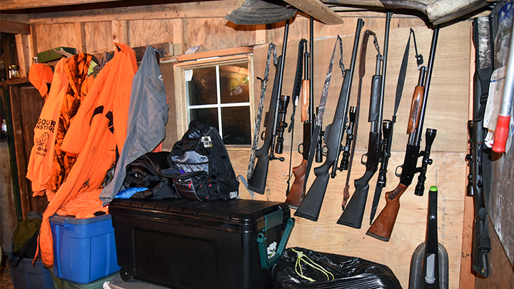 Inside of Deer Camp Cabin