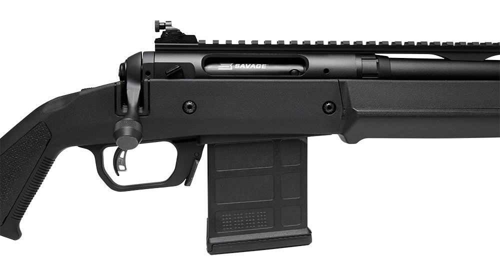 Savage 110 Magpul Scout rifle action and trigger.