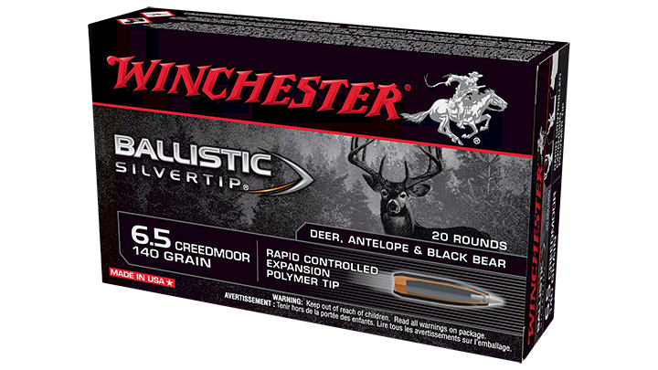 Winchester Ballistic Silvertip 6.5 Creedmoor Ammunition