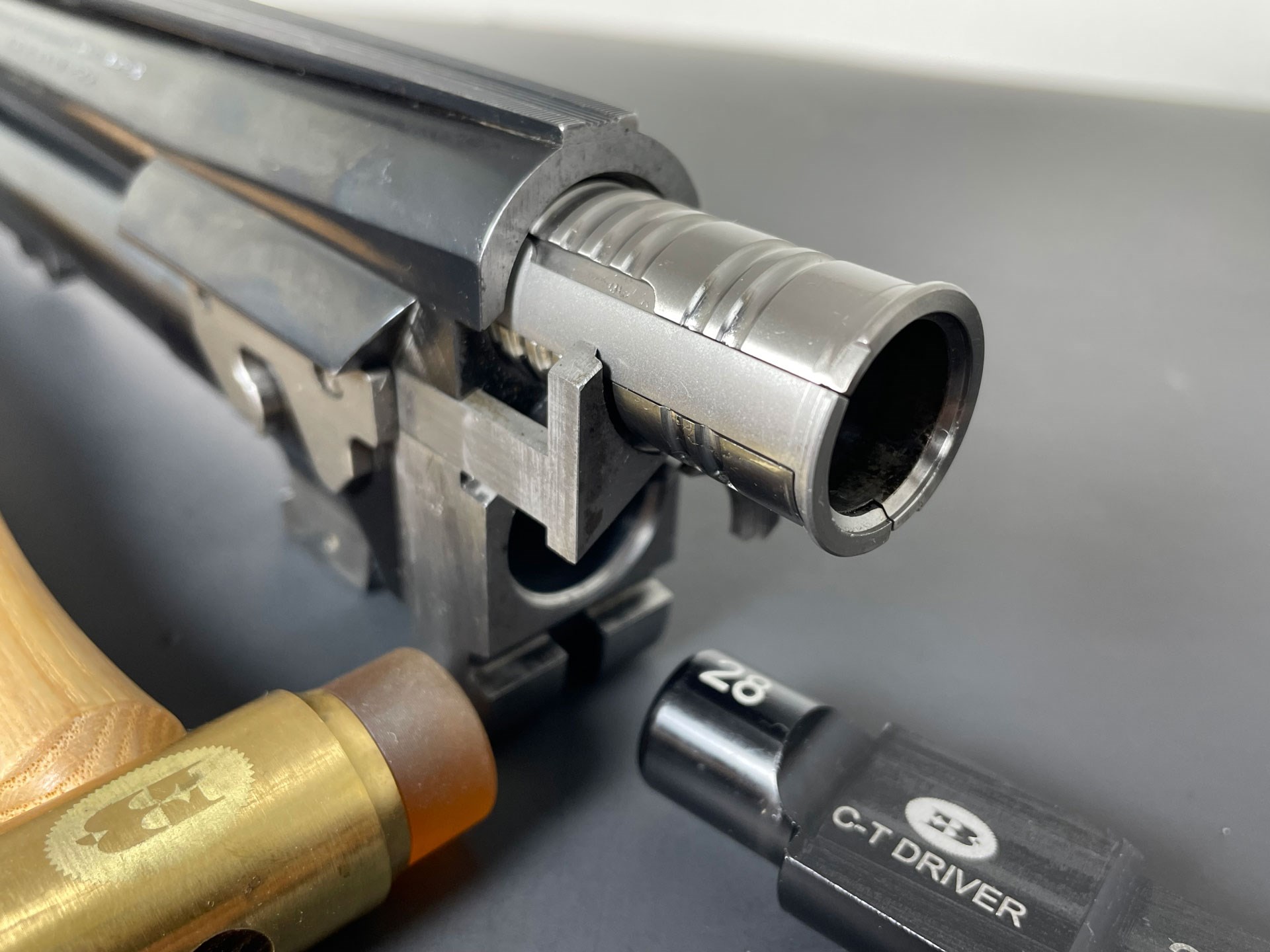 Tube installed
