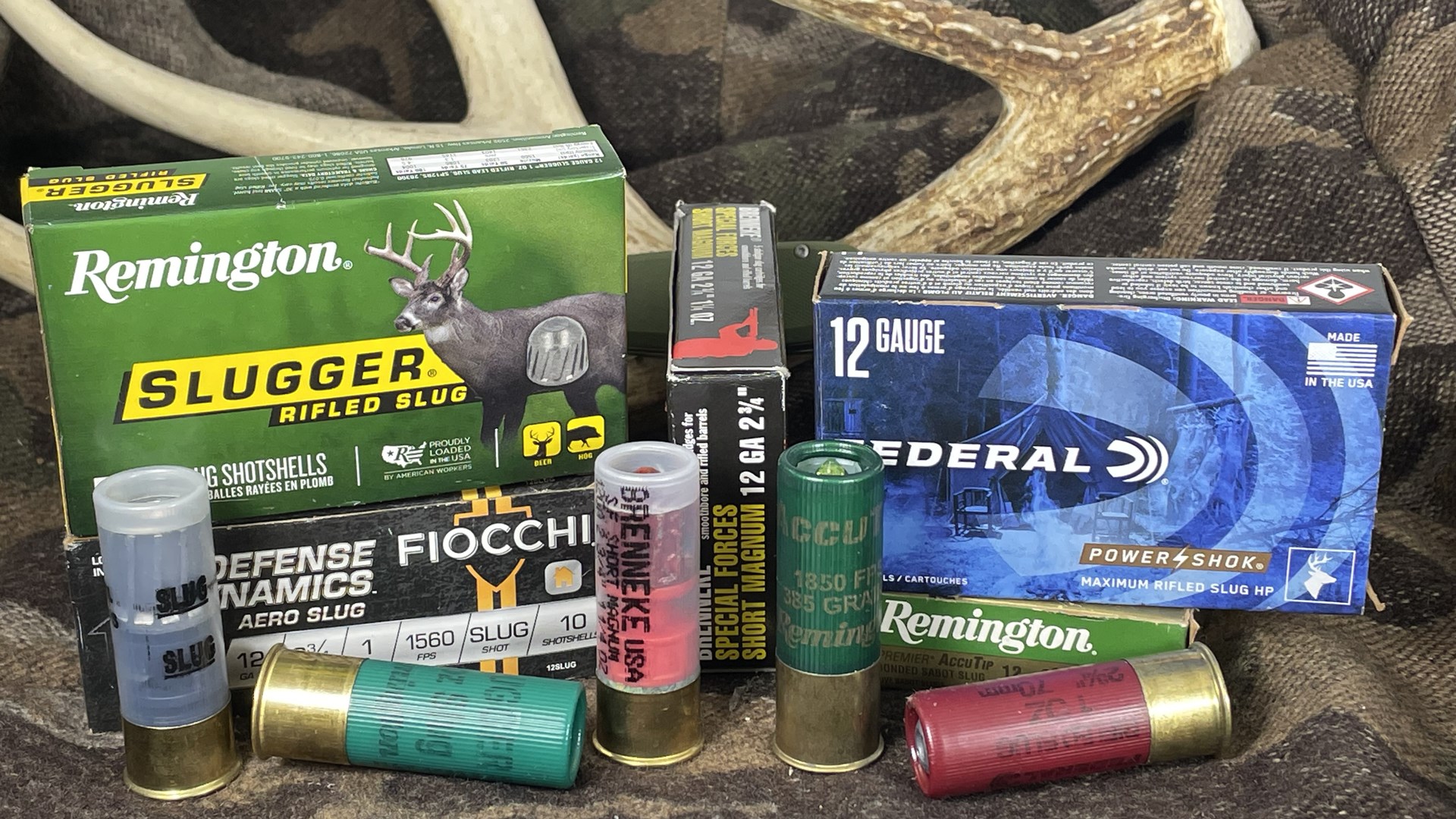 Rifled Slugs and antler