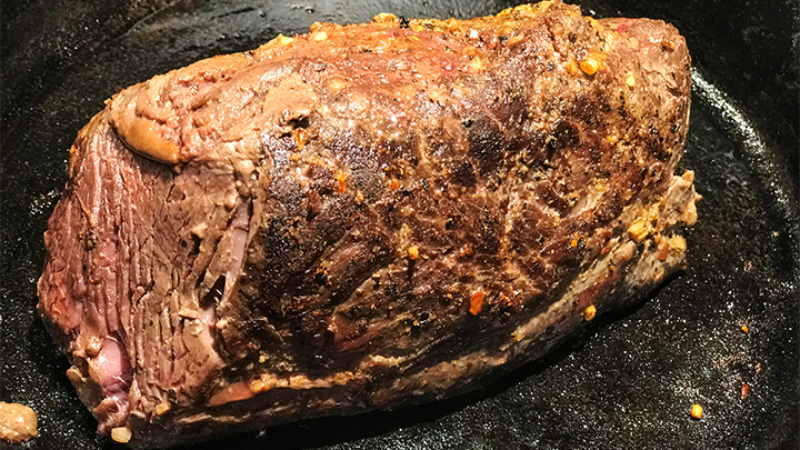 Roast Cooked via Sous Vide Method