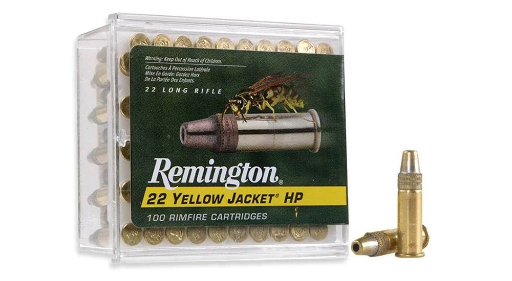 Remington Yellow Jacket .22 LR ammunition.