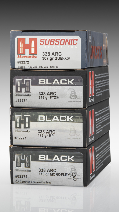 Hornady 338 ARC offerings