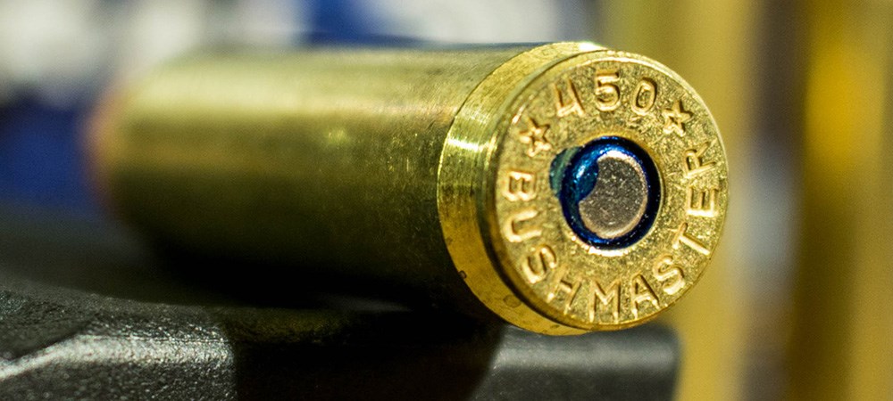 450 Bushmaster cartridge head stamp.