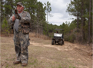 Porter hopes Chubby "drums up" a bird.