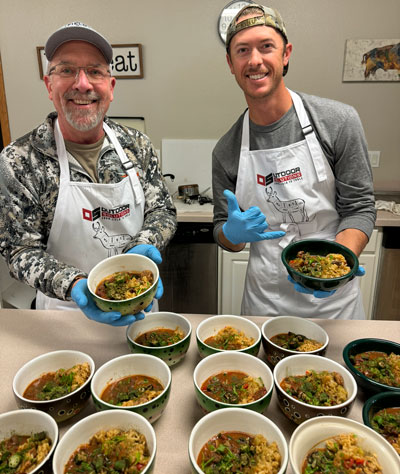 Scott and Chef Albert Wutsch
