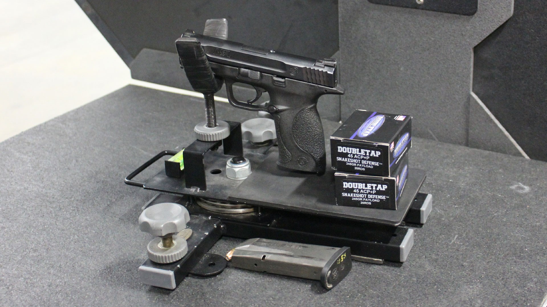 Gun in sled