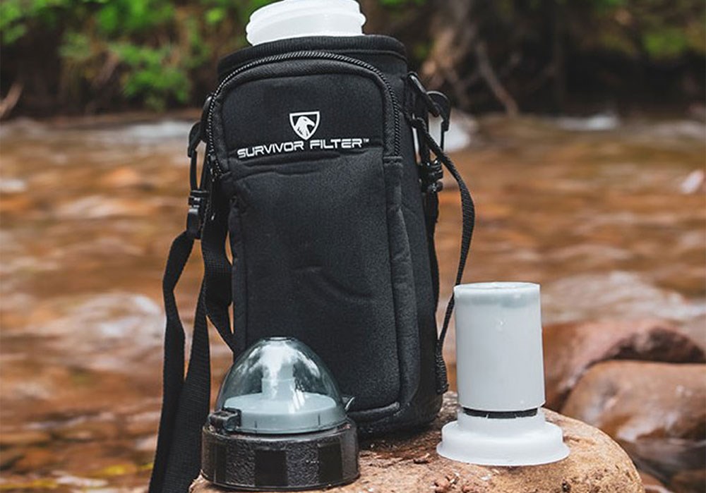 Survival Filter Active All Terrain Filtration Bottle Components