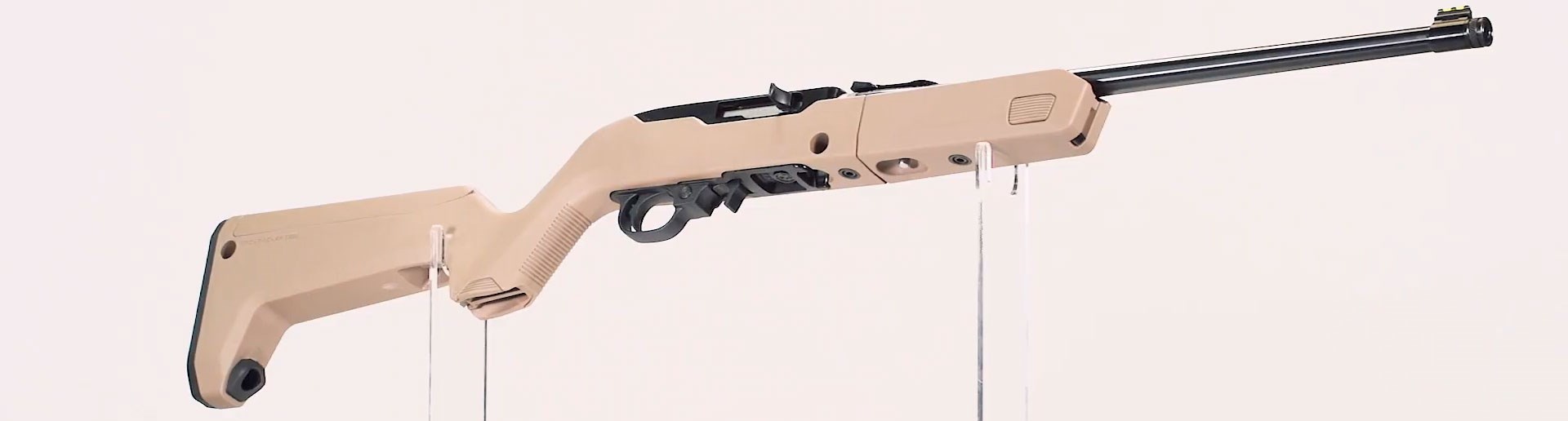 Ruger 10/22 FDE Takedown Magpul on white
