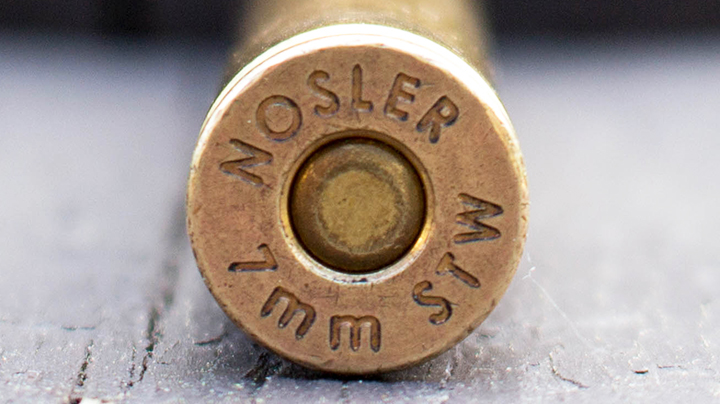 Nosler 7mm STW Headstamp on Ammunition