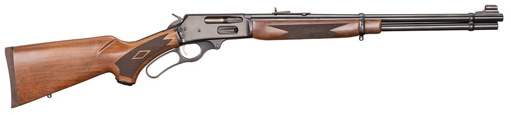 Full length view of Marlin Model 336 Classic facing right.