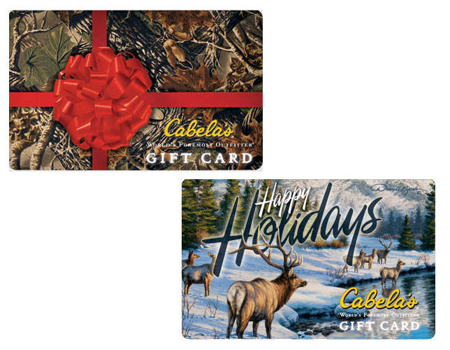 Gift Cards from Cabela's (Or Similar Stores)