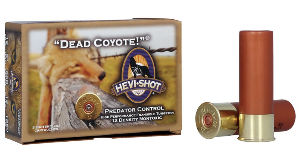 HEVI-Shot Dead Coyote predator buck shot shot shells.