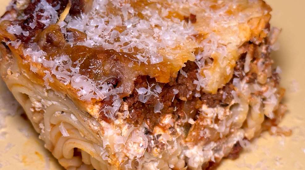 Lasagna Closeup