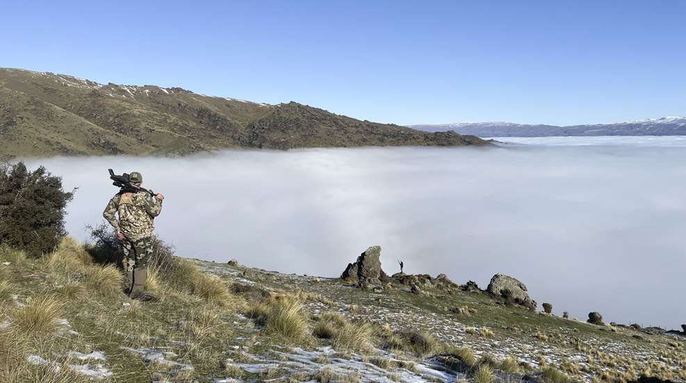 Hunter Staring Into The Mist