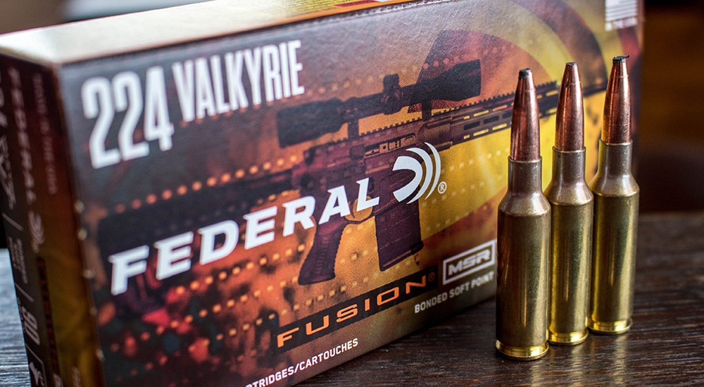 Federal Premium Fusion .224 Valkyrie ammunition.