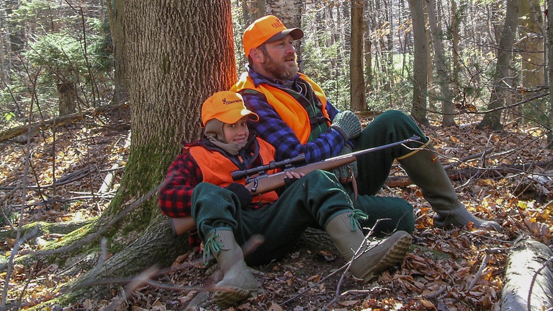 Hunting with kid
