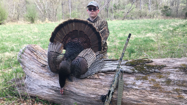 Carter&#x27;s son with another turkey