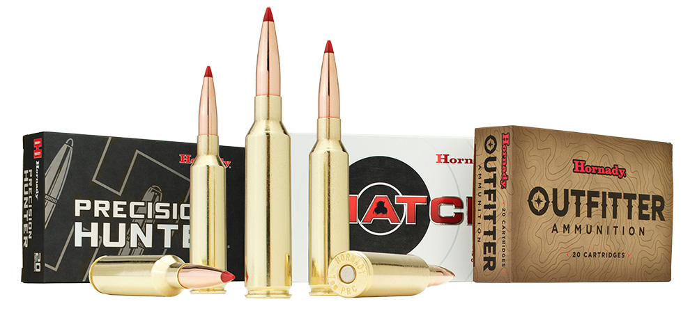 Hornady Precision Hunter 7mm PRC hunting ammunition.