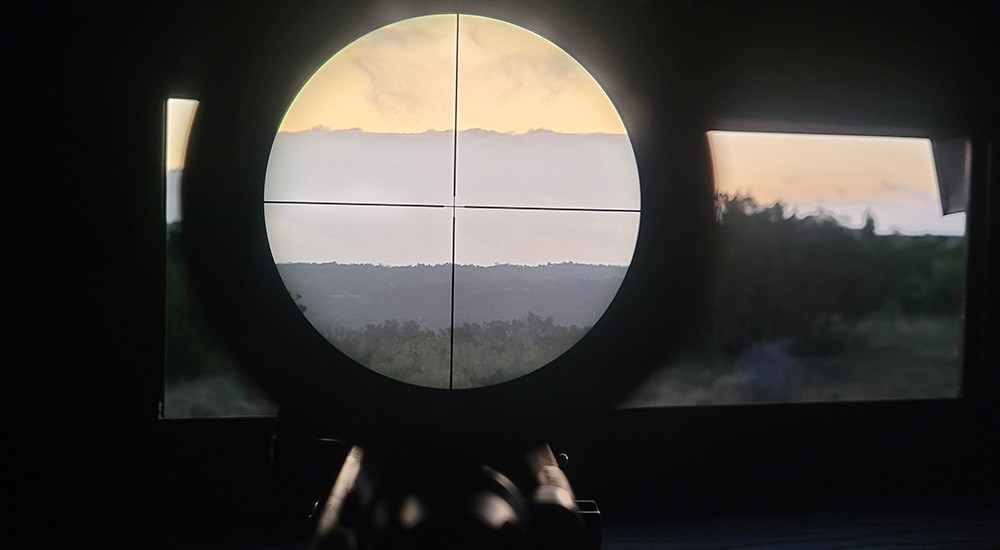 View from Trijicon AccuPoint riflescope.
