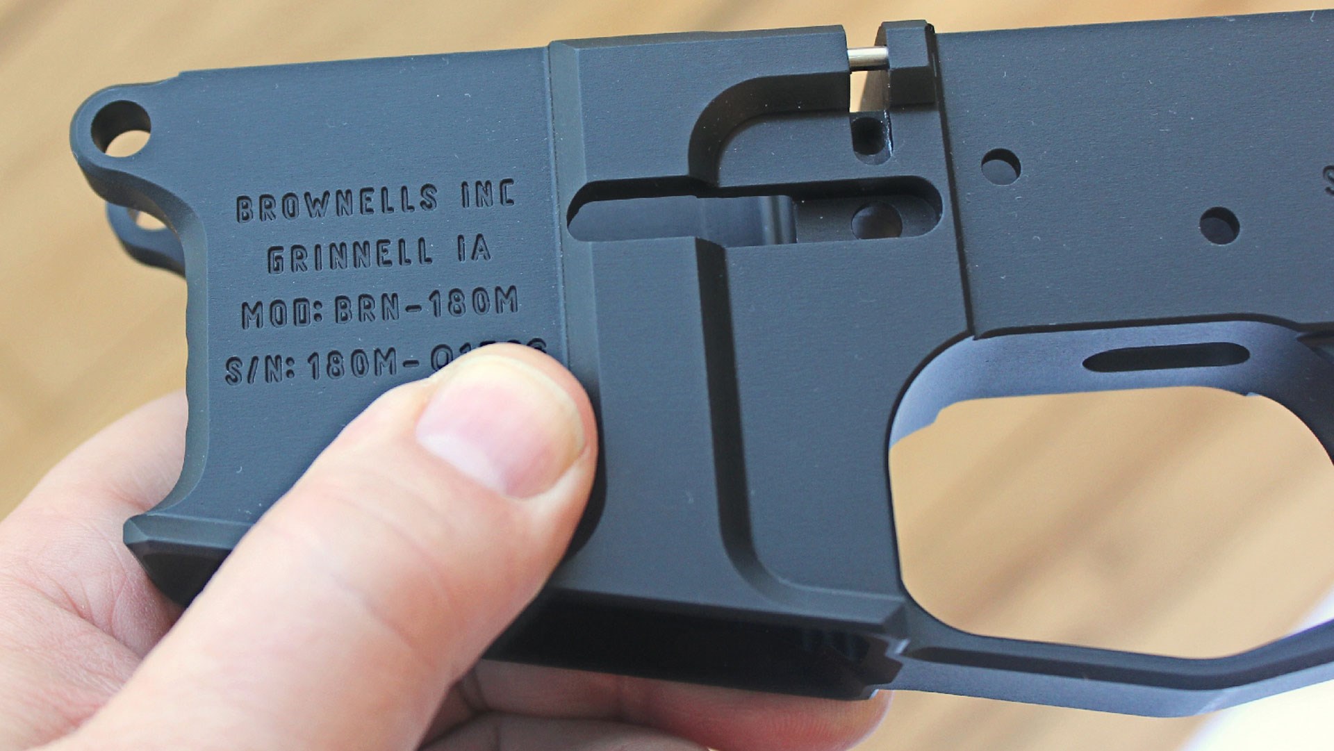 BRN 180 350 Legend Lower receiver stamp